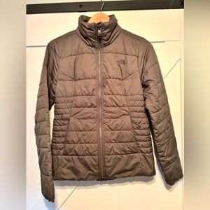 The North Face dark green lightweight winter coat women size small